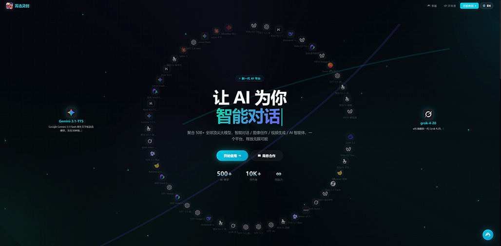 菁选灵创AIGC一站式制作示意图